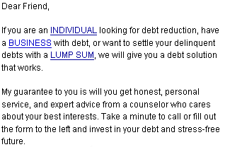 President of CuraDebt Debt Settlement Debt Consolidation Company