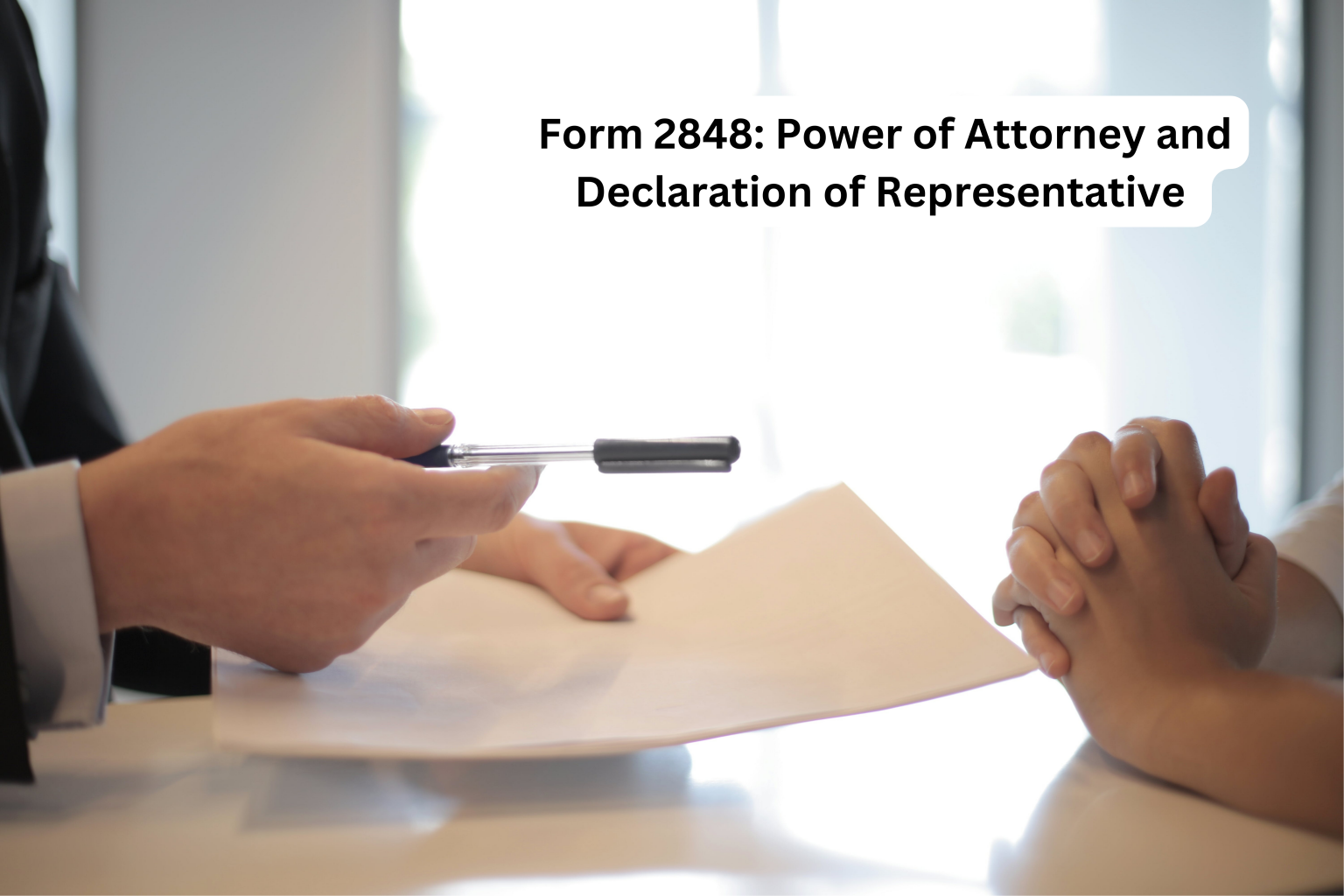 Form 2848 Power of Attorney and Declaration of Representative CuraDebt
