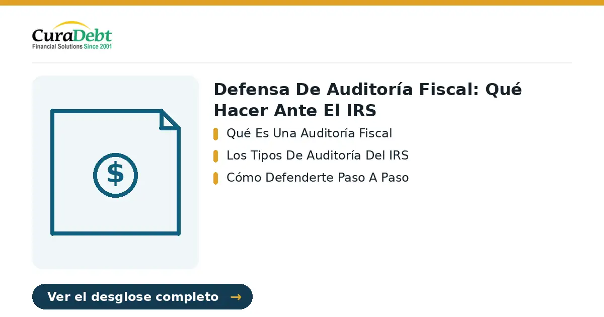 defensa de auditoría fiscal: puntos clave - Qué Es Una Auditoría Fiscal; Los Tipos De Auditoría Del IRS.