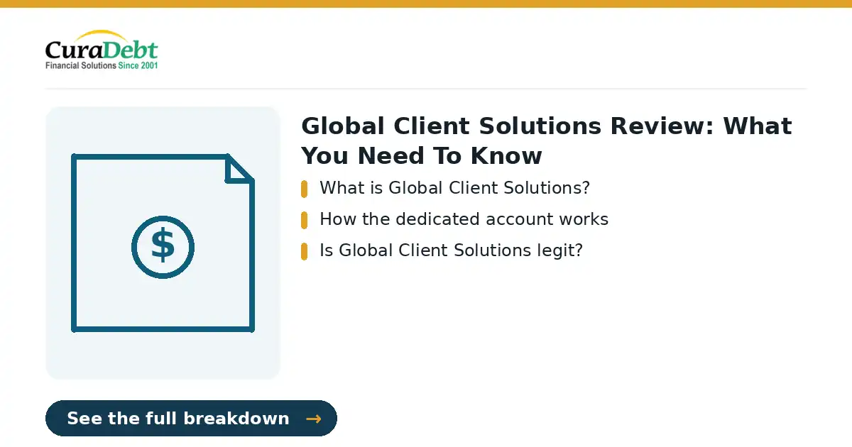 Global Client Solutions review: key points: What is Global Client Solutions?; How the dedicated account works (is Global Client Solutions legit, Global Client Solutions reviews).