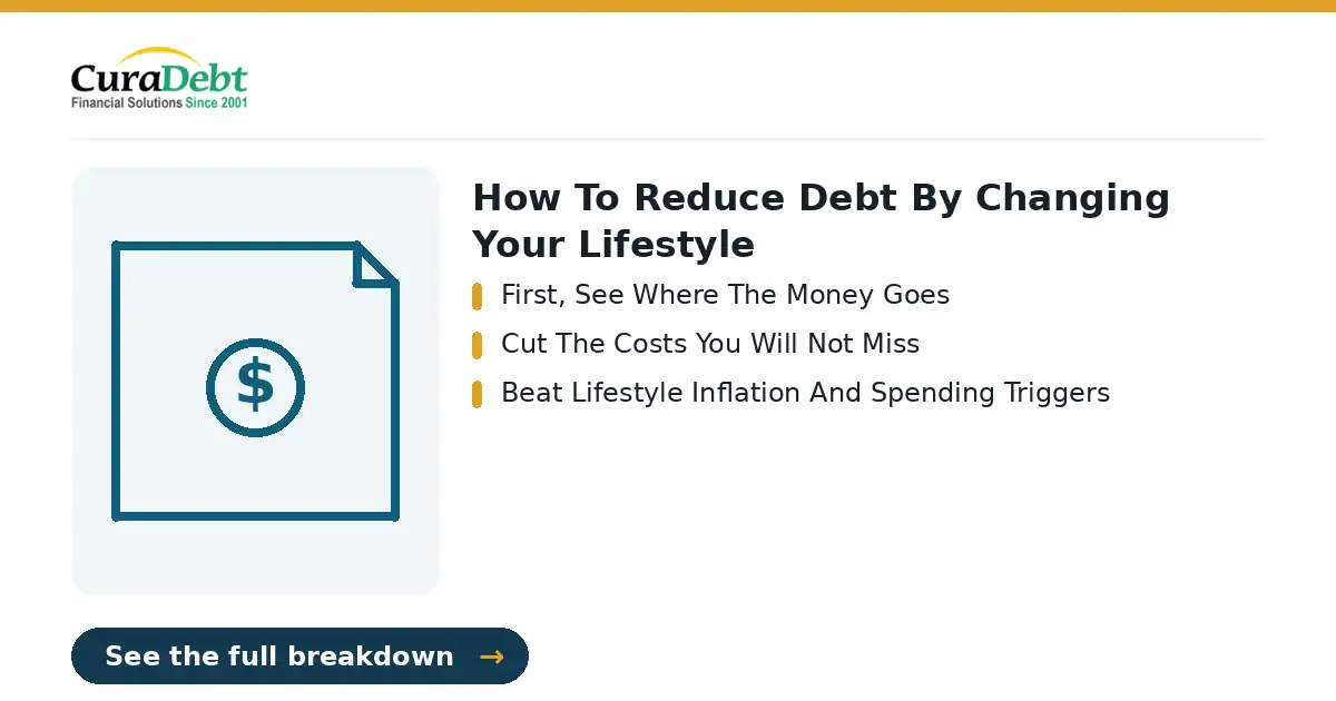 how to reduce debt by changing: key points - First, See Where The Money Goes; Cut The Costs You Will Not Miss (how to reduce debt by changing, debt relief help).
