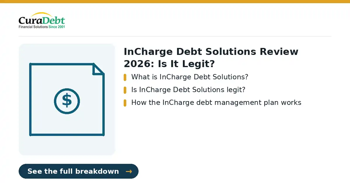InCharge Debt Solutions review: key points: What is InCharge Debt Solutions?; Is InCharge Debt Solutions legit? (is InCharge Debt Solutions legit, InCharge Debt Solutions reviews).