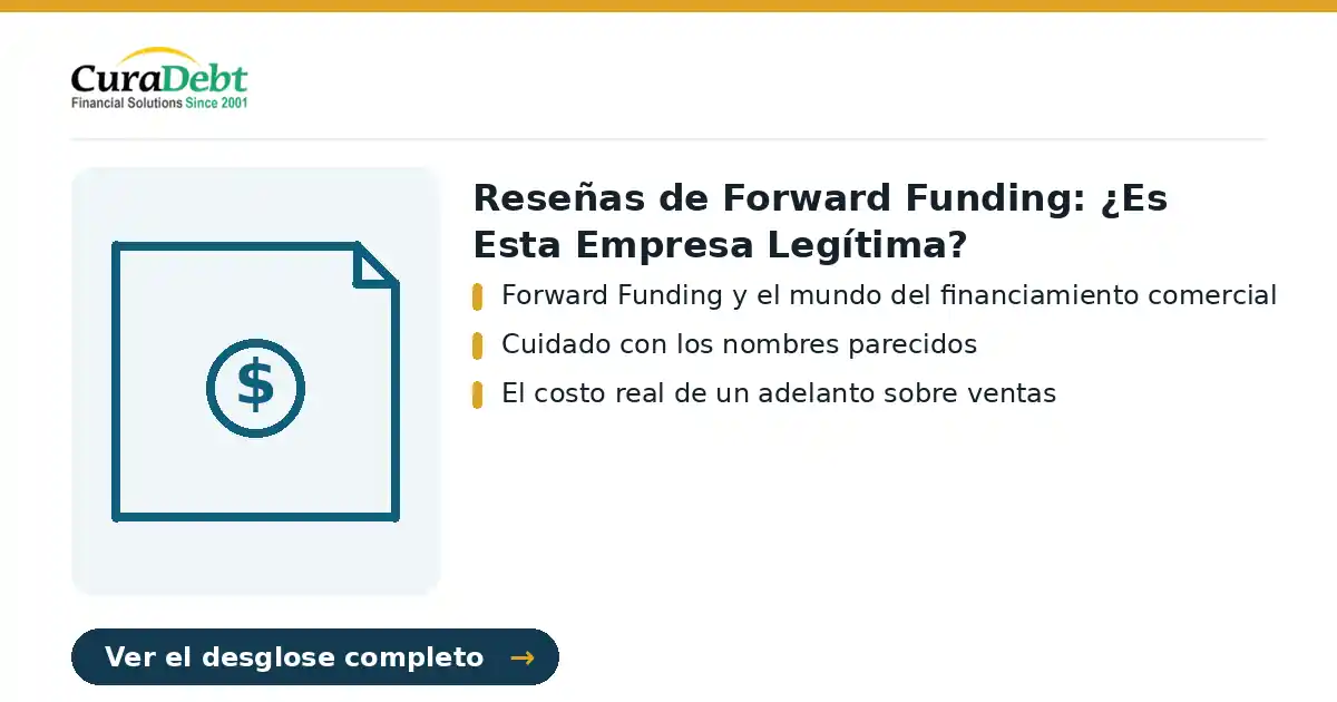 reseñas de forward funding: puntos clave - Forward Funding y el mundo del financiamiento comercial; Cuidado con los nombres parecidos.